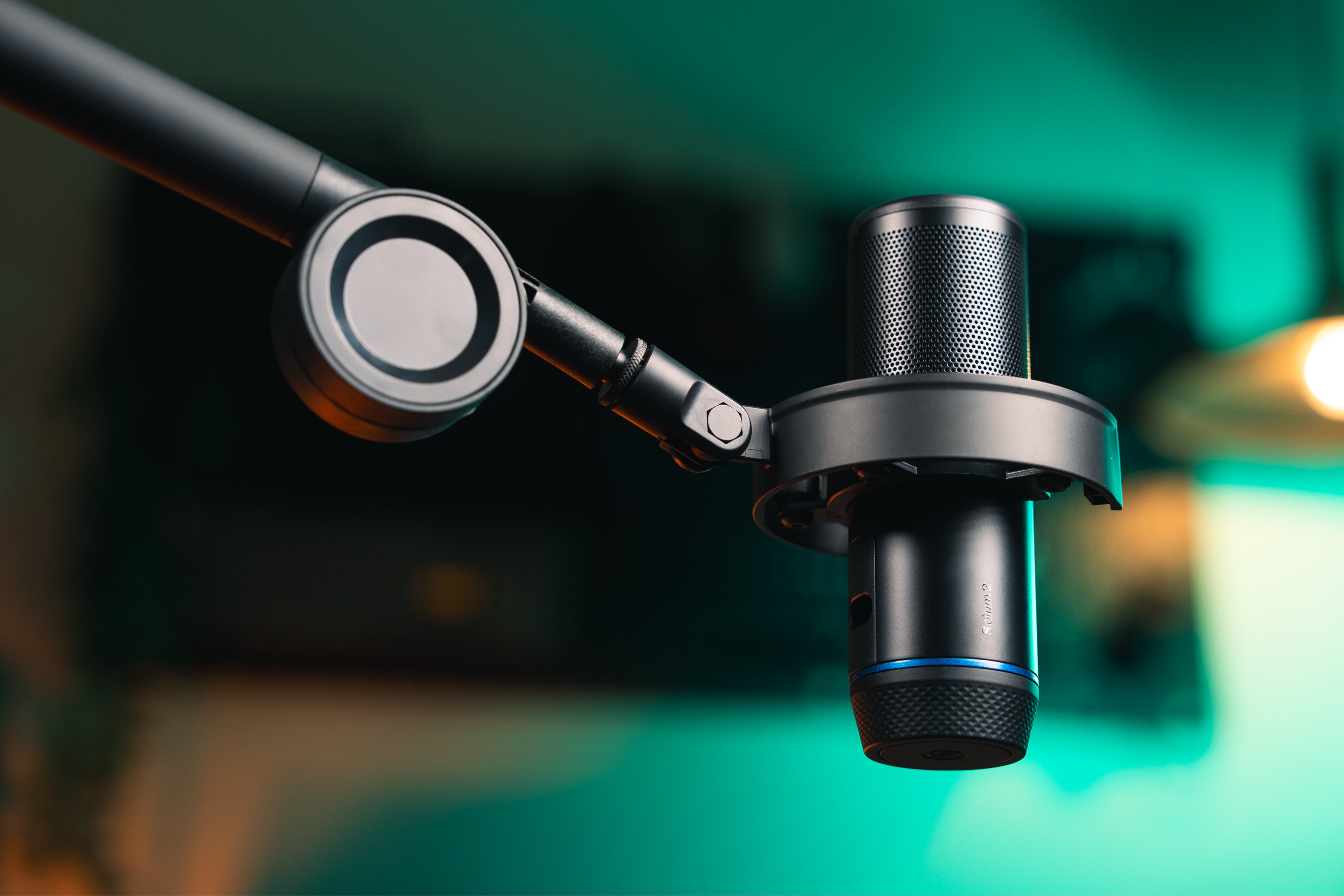 Close-up of the ENDORFY Solum 2 Boom Arm on dedicated arm