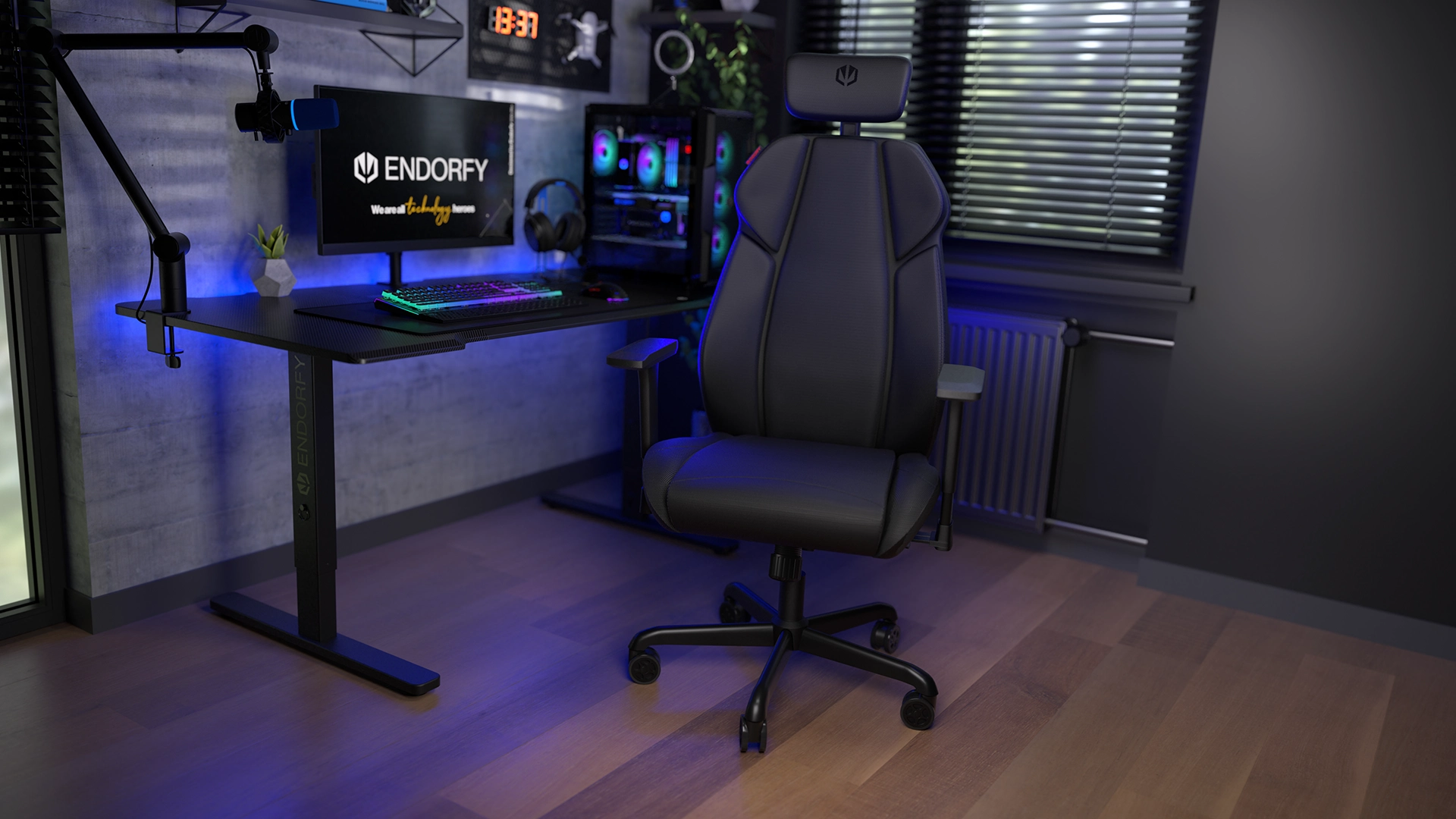 ▷ ENDORFY Meta BK Sedia da gaming per PC Nero